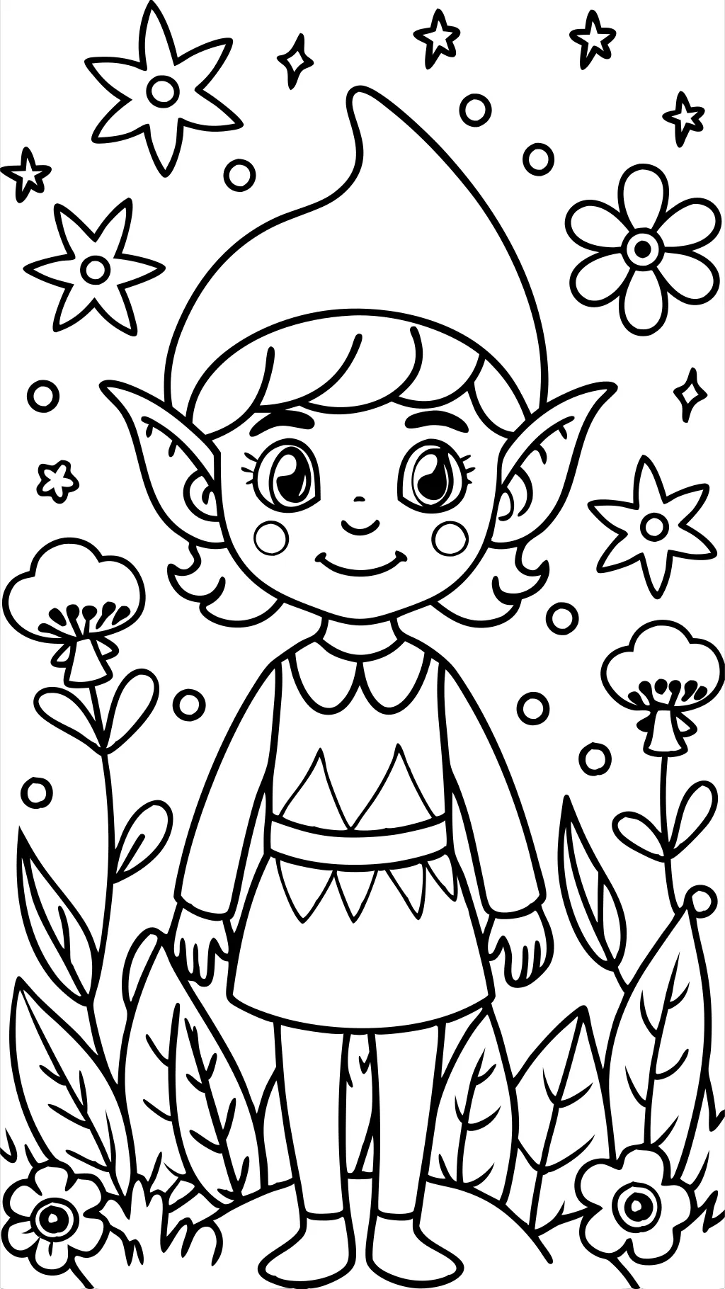 coloriages imprimables elfe